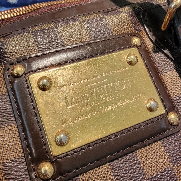 Louis Vuitton Damier Ebene Berkeley Satchel - Picture 4 of 12